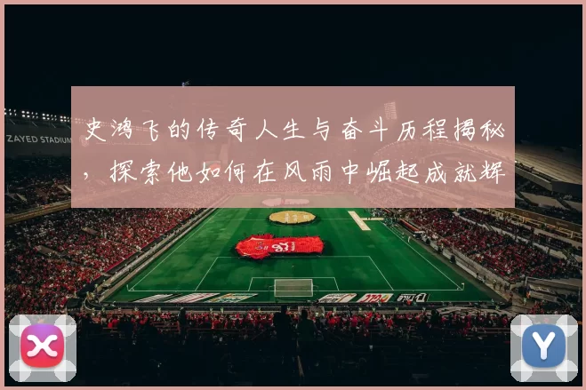 史鸿飞的传奇人生与奋斗历程揭秘，探索他如何在风雨中崛起成就辉煌